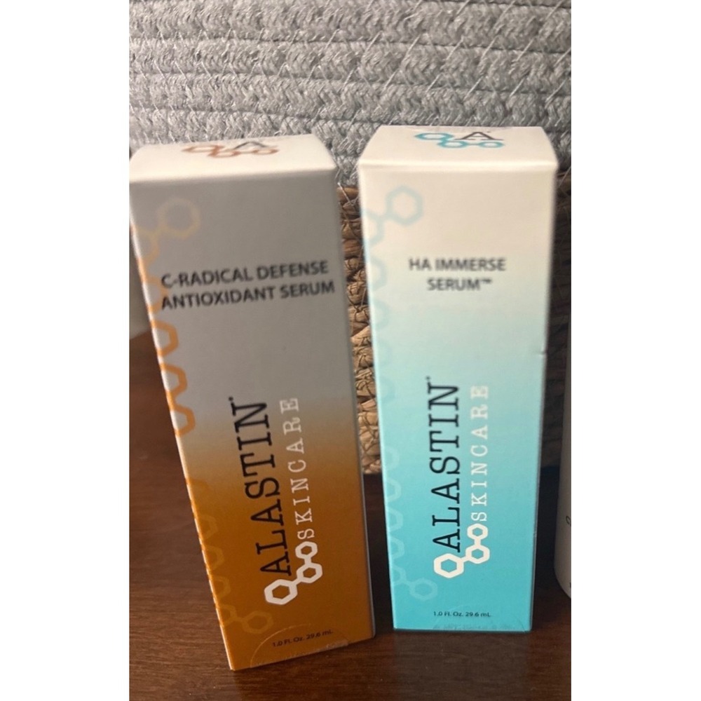 Alastin Skincare C-Radical Defense Antioxidant Serum & HA Immerse Serum Duo 1oz